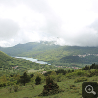 Oberhalb des Lago di Barrea.