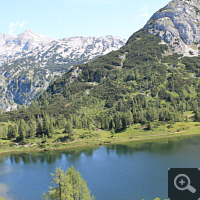 Der Großsee auf der Tauplitzalm.