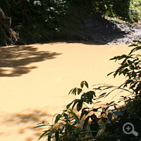 Kleiner Regenwaldfluss.