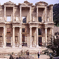 Celsius library in Ephesos (Turkey).