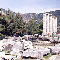 Ausgrabungsstätte Priene (Türkei).