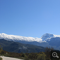 Das Pindos-Gebirge bei Geroplatanos.