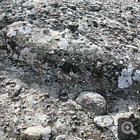 Sandsteinfelsen, Baugrundlage der Meteora-Klöster.