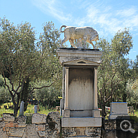 The most important ancient cemetery of Athens in the Kerameikos district.