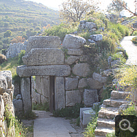 Back of the Lion's Gate.