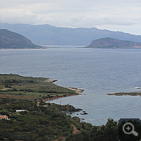 View of the bay of Monemvasia.
