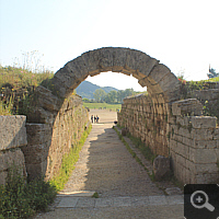 Entrance to the stadium.