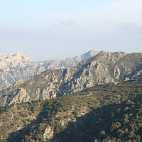Gebirge bei Dorgali.