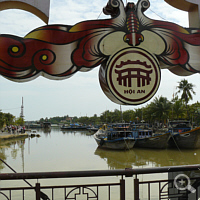 A bridge in Hoi An’s centre. Photo: S. Elser.