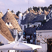 Trulli-Häuser in Alborobello